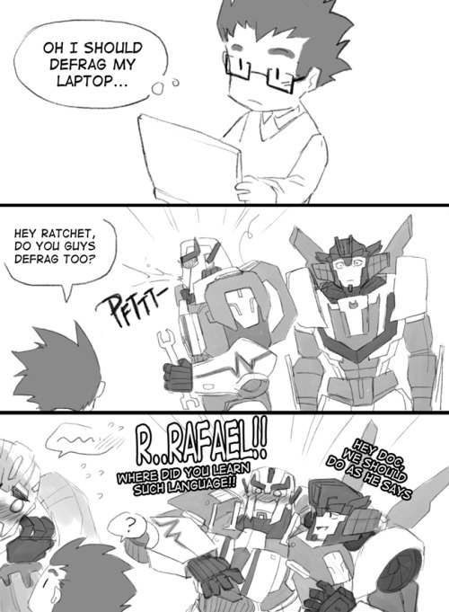 fusionwrench:  I always found it amusing that transformers use computer-talk in different context. 