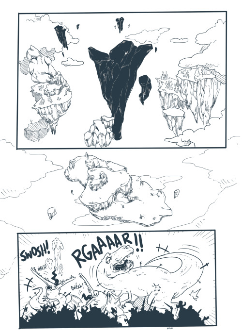 nuclearwasabi: nuclearwasabi: I love the Elezen Hero. My very first comic in this blog.Very old.