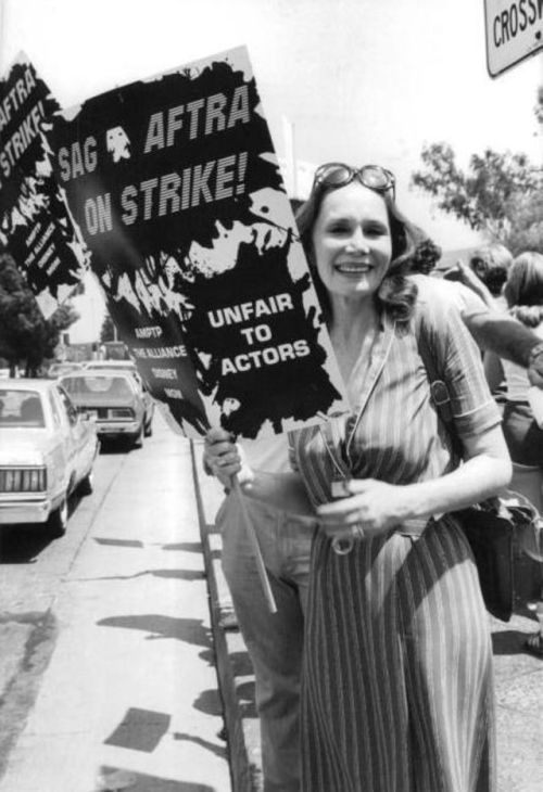 Katherine Helmond during the 1980 actor’s strike