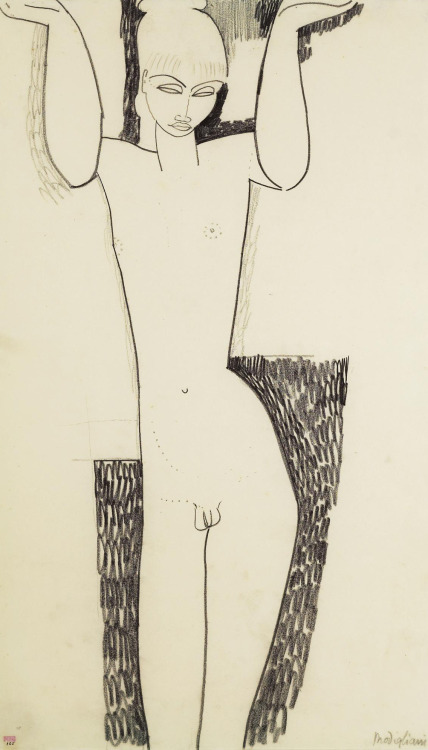hipinuff:  Amedeo Modigliani - Cariatide hermaphrodite