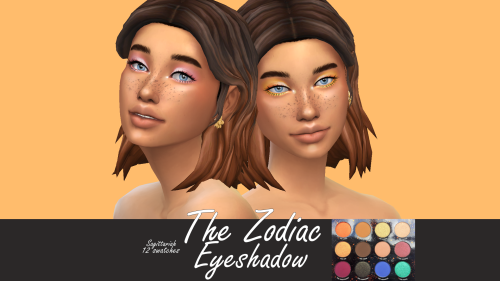 Colourpop The Zodiac Eyeshadowbase game compatible12 swatchesproperly taggedenabled for all occultsd