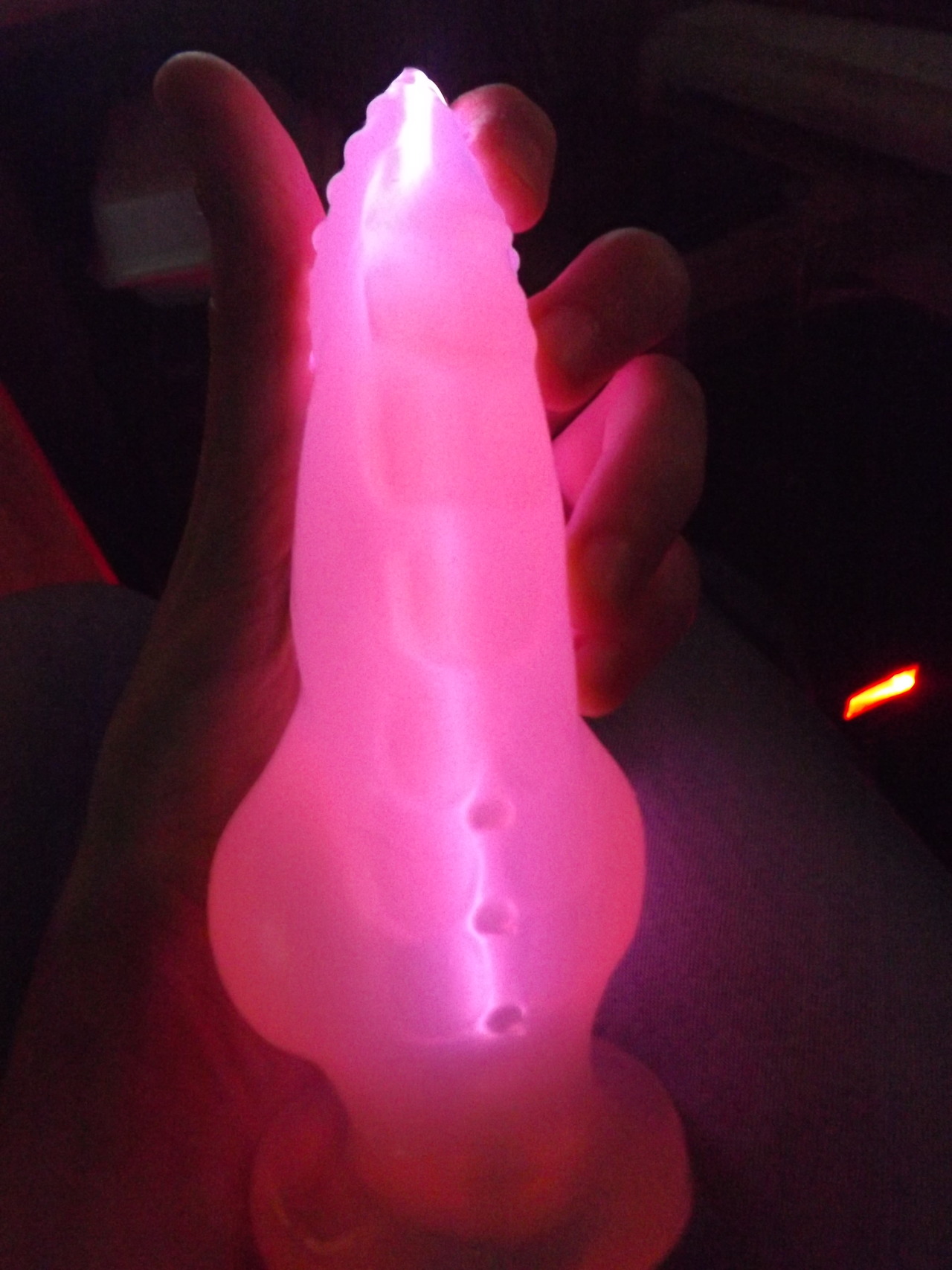 Drogger in Glowing PinkBecause I had more EL wire that I wasn’t using. o3o I also