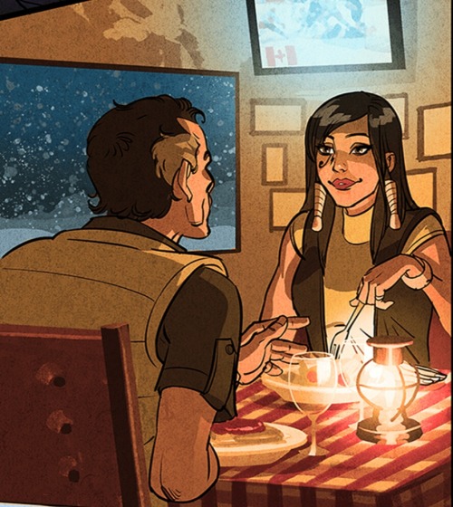 cutetokii: at first i thought this was pharah and a possible boyfriend or husband. but, blizzard has