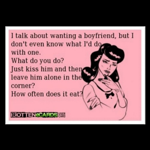 lisapreity:  I swear this is so me lol #SingleLife #RottenECards #ImMyOwnCockBlock :’] 