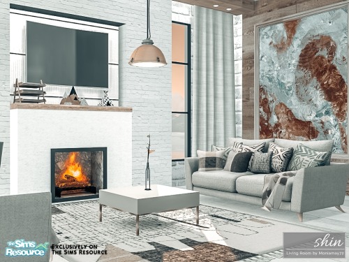 moniamay72: Shin Modern Living Room.Size: 8x7Built of medium walls.This room is fully equipped.Custo