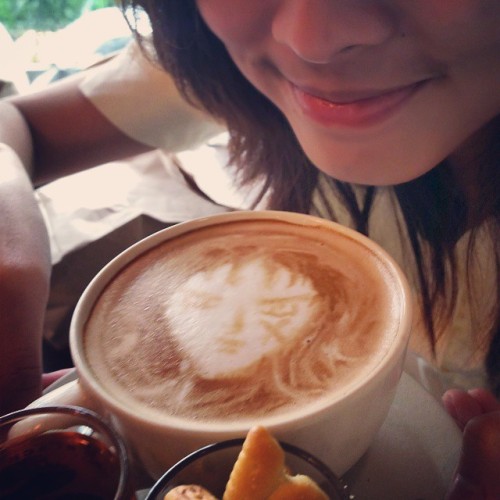 Today’s #latteartwithje features Mr. Kenshin Himura (at Black Canyon Coffee, McKinley Hill)
