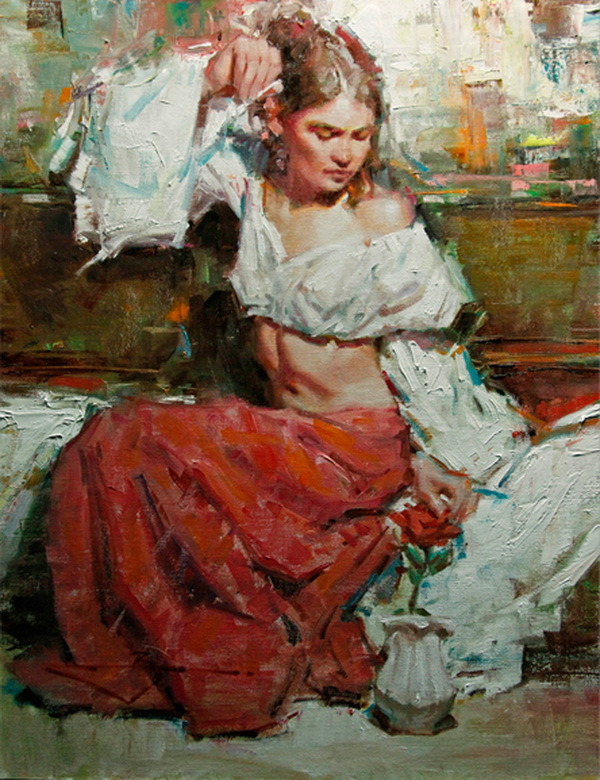 artbeautypaintings:  Adagio - Kevin Beilfuss 