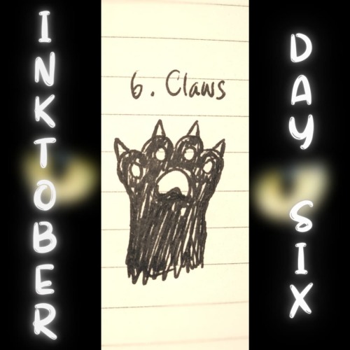 6. Claws #inktober2021  #halloween2021  #october  www.instagram.com/p/CUt4NQpAb55/?utm_mediu