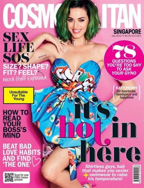 FAVORITE Cosmopolitan issue so far! Katy Perry da Queen