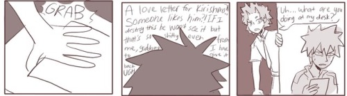 kirisheems - Anon asked what would bakugou do if kirishima got a...
