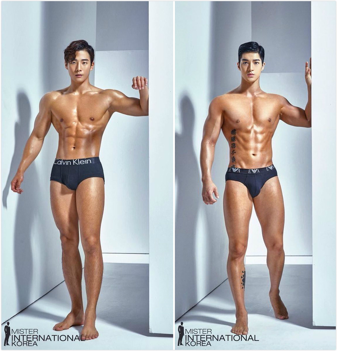 artoffreddieniem-blog: 【Mister International Korea 国际先生大赛选手韩国🇰🇷选区泳装花名册（选）】🏆🎊🌿（我选发的精选18位）记得吗？去年的竞赛选手都被P在芭比娃娃礼盒中😂