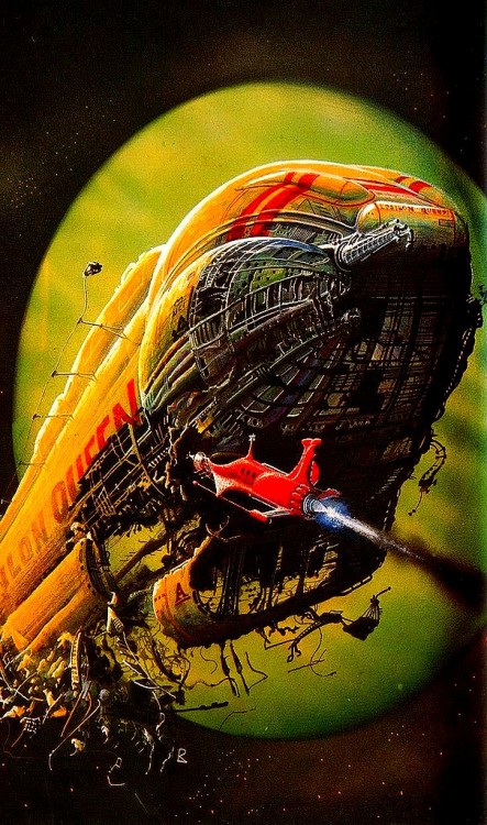 translucentmind:  Space Wreck // Jim Burns 