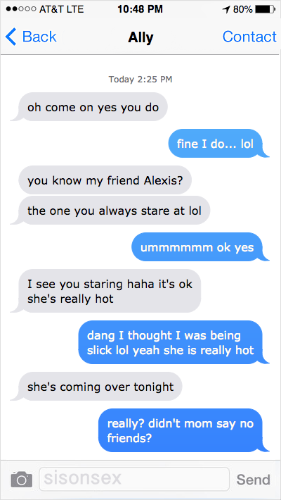 sisonsex:  Ally and Alexis Part 1