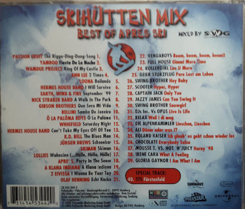 Today’s mix:Skihütten Mix - Best of Apres Ski by SWG Mix Production2000Europop / Euro House / Euroda