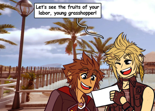 destiny-islanders:  In which Sora has a sixth sense. And yes, that joke was entirely intentional and is in fact what this entire comic hinges upon.
