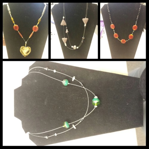 These are a few of my jewellery pieces I make during my time at my work! My shop is a gathering of m