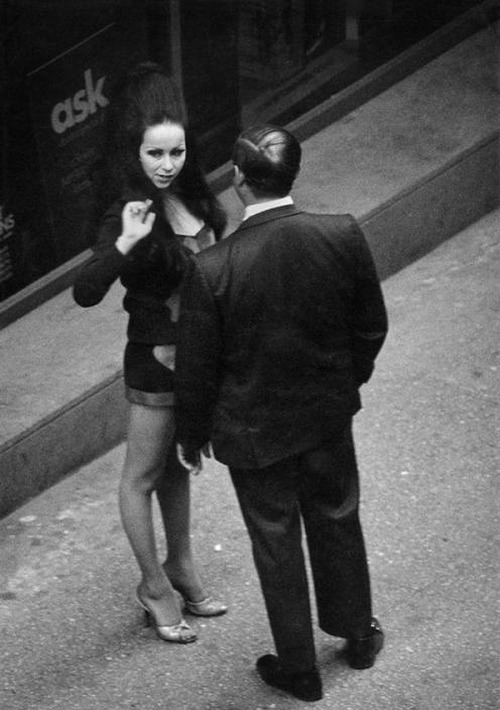adreciclarte:  Burt Glinn - Prostitution, New York 1971 