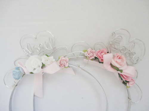 pastelbmob-is-deactivating:  Angel n Baby Tiara Headbands ฮ 