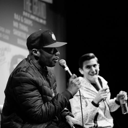 Shot @thebrilliantidiots live in London podcast last night! Hilarious stuff from @cthagod and @andre
