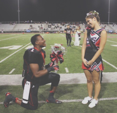 Remember girls, there’s a reason why the hot black football player with the hot white cheerlea