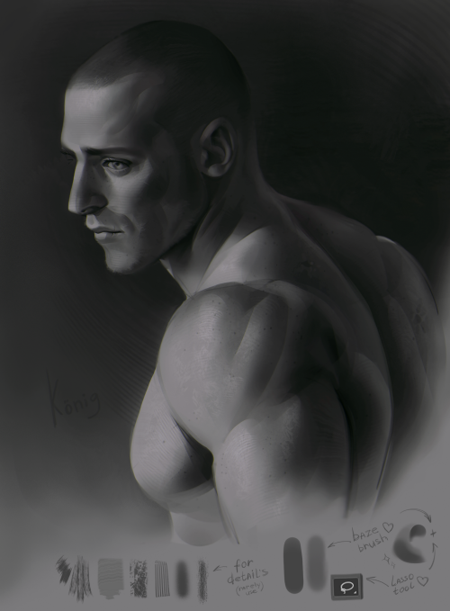 I Tried To Draw Knig Using His Canon As A Reference. I Realized That I Didnt Quite Cope, I Dont Know