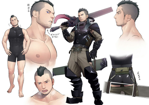 baraearthbender:  heroicmaleobjectification:Granz the Dark Knight - by Mentaiko  *o*