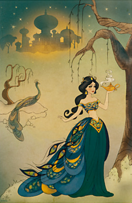 disneylimitededitiondolls:Official Art of Jasmine images