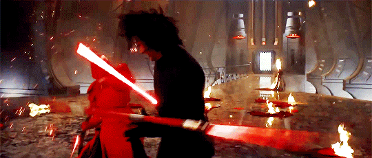 sacredjeditexts:Kylo Ren dual wielding