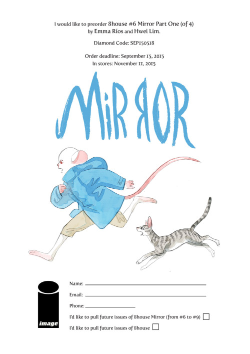 steinerfrommars: Mirror is a four part sci-fantasy story arc, created by Hwei Lim and yours truly, t