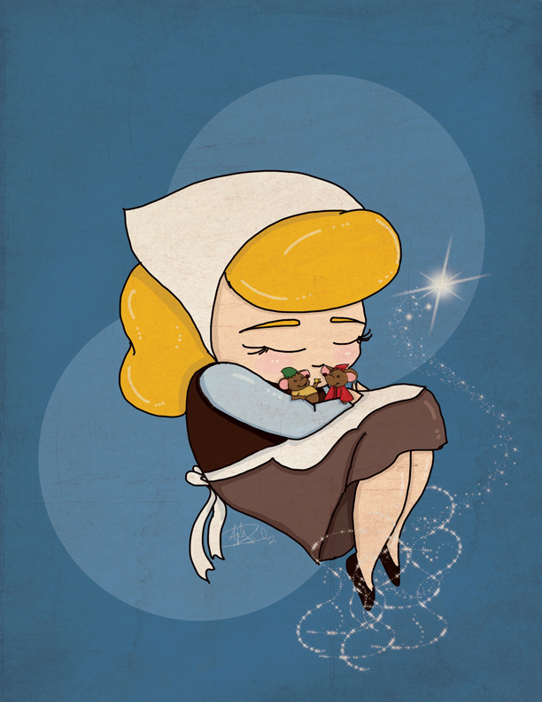 wonderhawk:  girlsbydaylight:  Chibi Disney Princesses by aprilmdesigns  Cuddle
