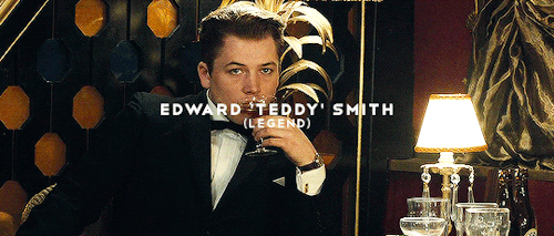 fyeahegerton:The last few people I’ve played have been called Edward. That’s all I do now, it’s like