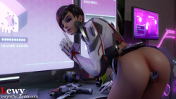 lewynsfw:Sombra found Widow’s secret toy,