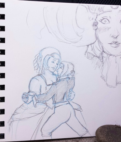 paperwhale:  I wanted to draw pearl in a frock coat, but  i wanted a butt in my drawing too, so which one wins out?  
