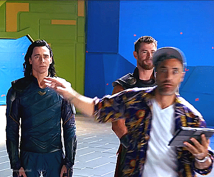 Thor Ragnarok Gag Reel - AKA Taika Waititi being Taika Waititi with Tom/Loki lurking in the backgrou