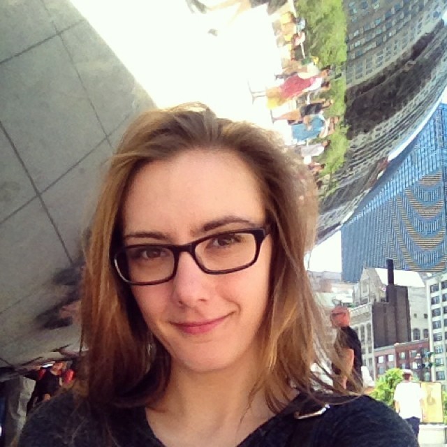 coolest place for a selfie (at The Bean @ Millennium Park)