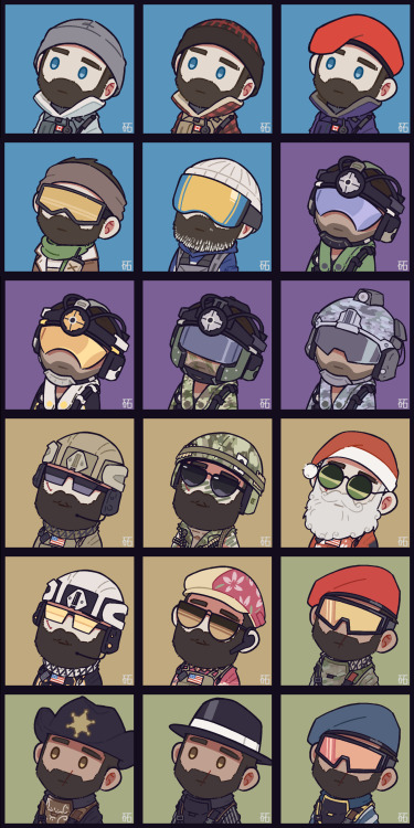 all operators with facial hair