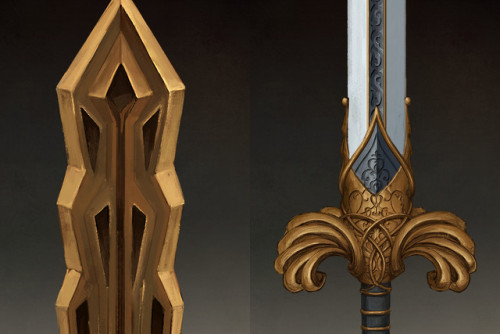 Paladin Swords byAnna Koltsova