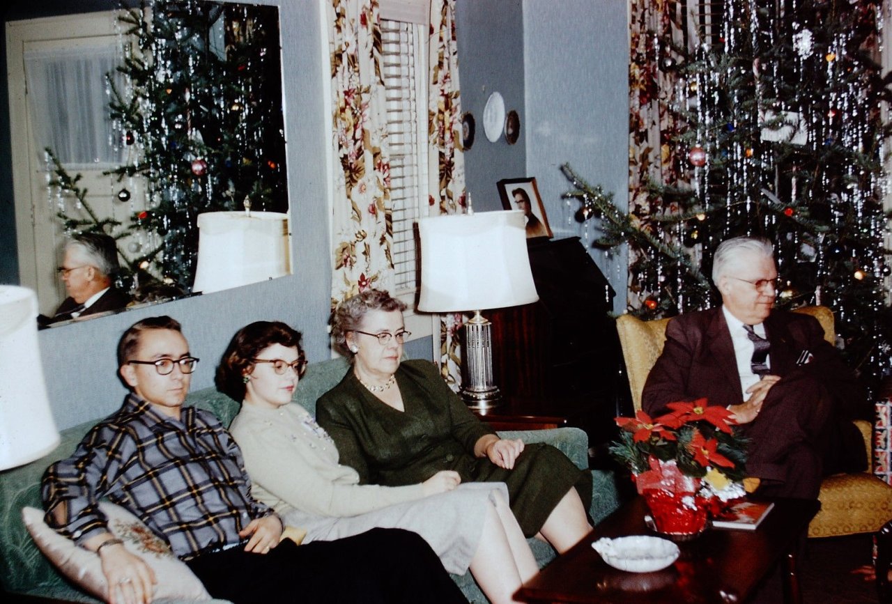 Everyday Life in the Past , Christmas, 1950s.