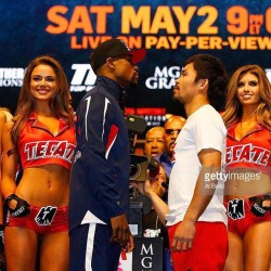 boxinghype:  manny or money? 📷 Al Bello