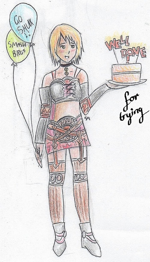 liaillii:  N-no I had to alter my picture slightly.. Well done on trying, Shulk.