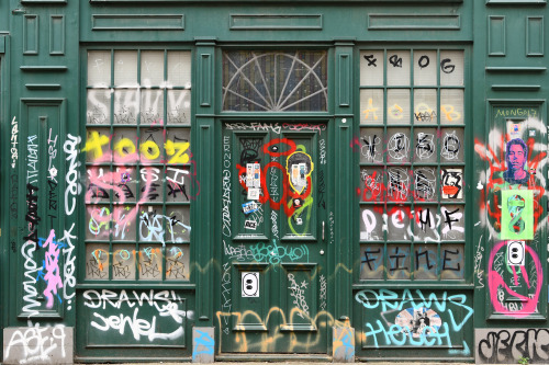 Green shop front, Shoreditch