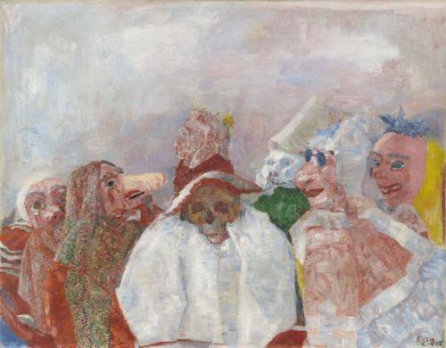 James EnsorMasks Confronting Death, 1888MoMA