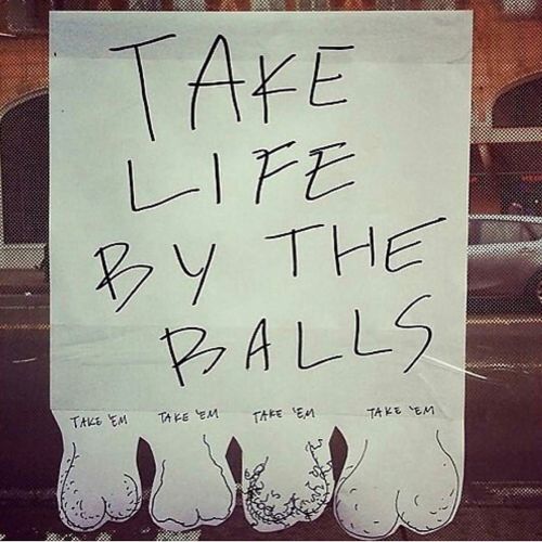 It is Monday. Take Monday by the balls… Take ‘em by londonandrews
