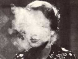 Zetaface:  Vermillons:  Marlene Dietrich Veiled By Cigarette Smoke On The Set Of