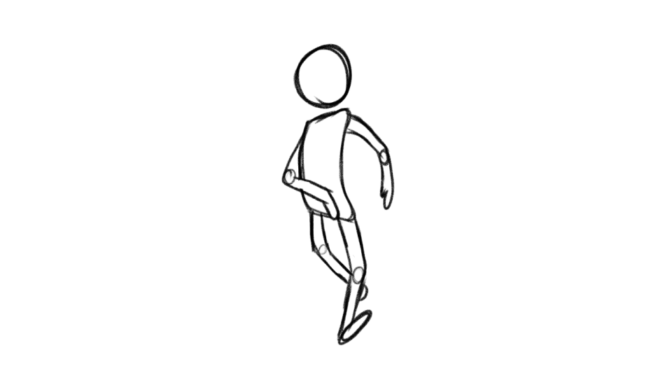 Joey's Art & Animation — Front facing walk cycle!