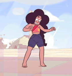 droosy:  stevonnie edit! i mashed up steven’s everyday clothes with connie’s kalaripayattu uniform