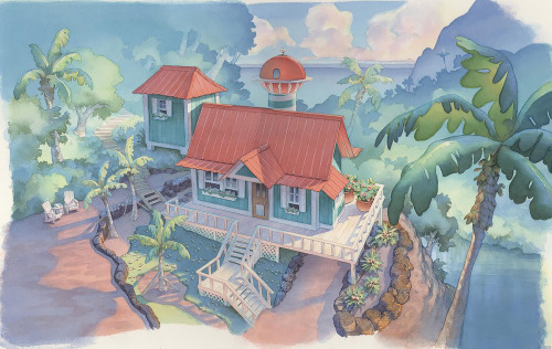 Background Art For Lilo & Stitch (2002)
