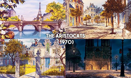 mickeyandcompany:  Some Disney movies set in France (London) Note: There’s some