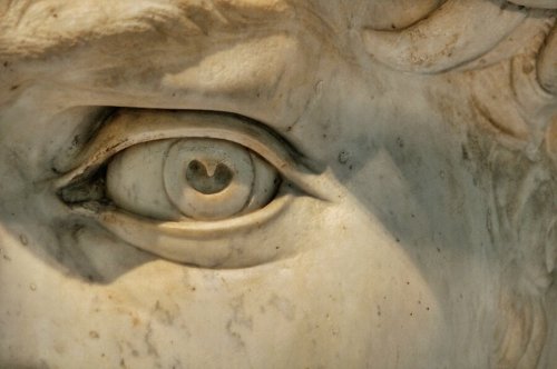 Wylls Heart Sending Stone Pupil Is Giving Michaelangelo's "David" Tbh.