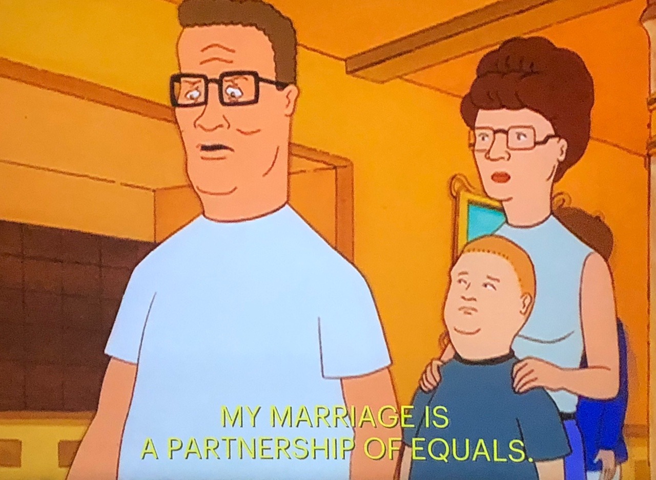 dumbass-bitch-disease:  ginger-ale-official:  riotpunch:  hank hill drinks respect